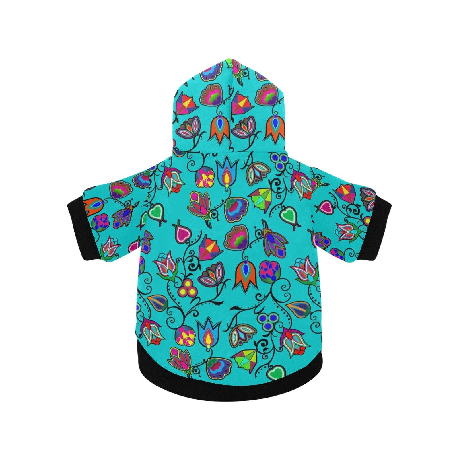 Indigenous Paisley Sky Pet Dog Hoodie Pet Dog Hoodie e-joyer