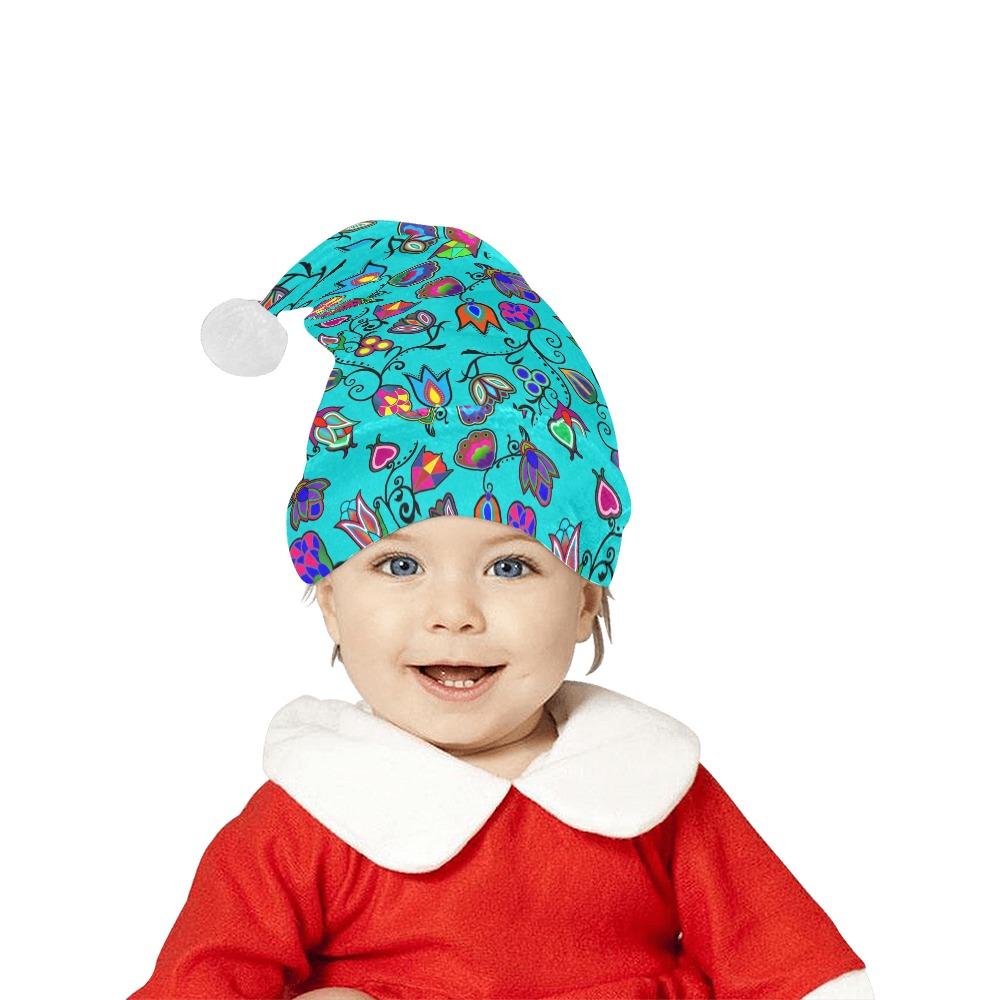 Indigenous Paisley Sky Santa Hat Santa Hat e-joyer