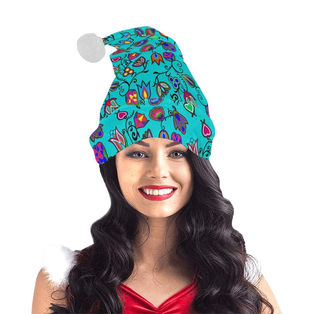 Indigenous Paisley Sky Santa Hat Santa Hat e-joyer