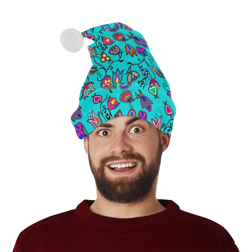 Indigenous Paisley Sky Santa Hat Santa Hat e-joyer
