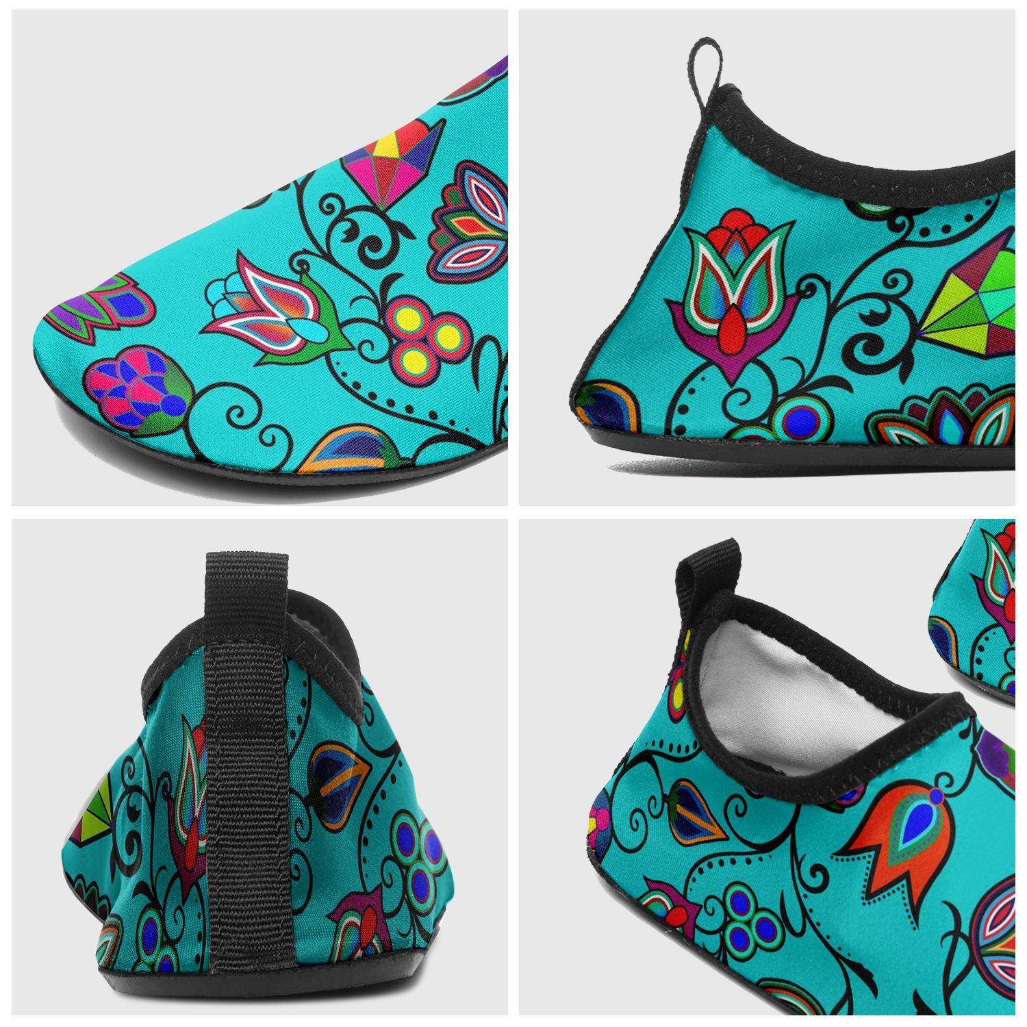 Indigenous Paisley Sky Sockamoccs Slip On Shoes 49 Dzine