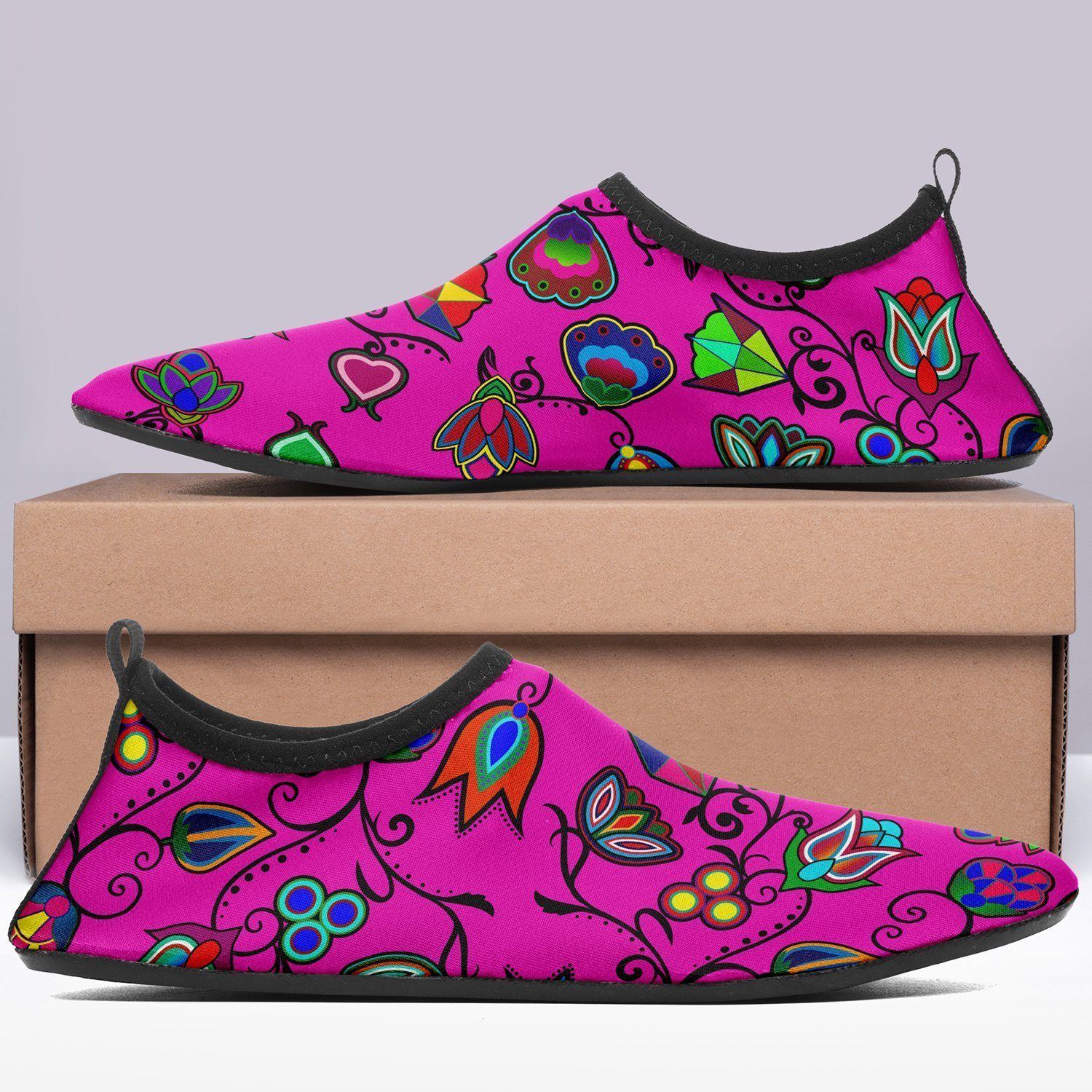 Indigenous Paisley Sockamoccs Kid's Slip On Shoes 49 Dzine