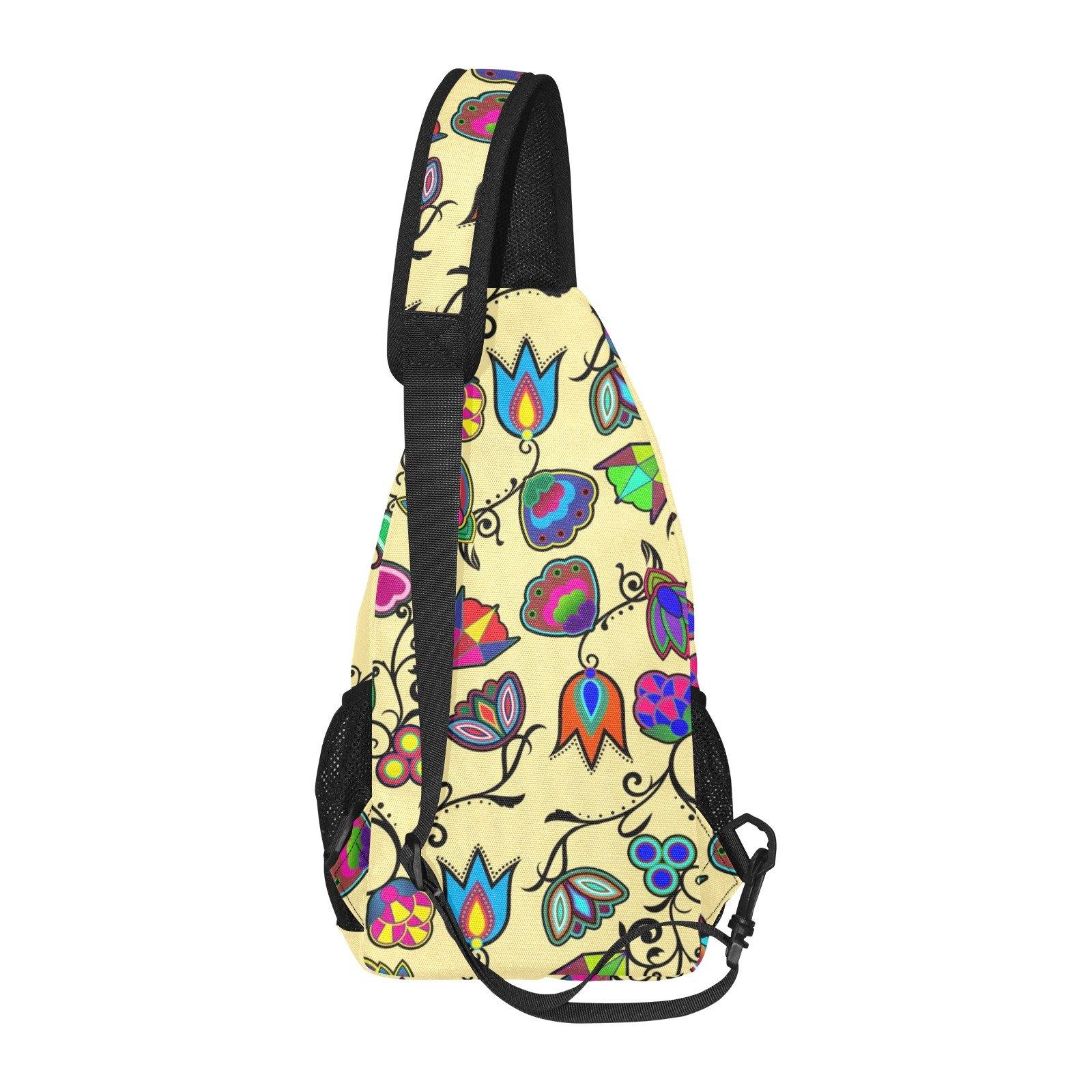 Indigenous Paisley Vanilla All Over Print Chest Bag (Model 1719) All Over Print Chest Bag (1719) e-joyer