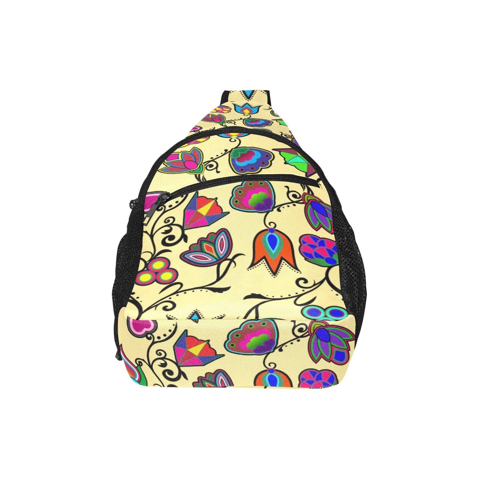 Indigenous Paisley Vanilla All Over Print Chest Bag (Model 1719) All Over Print Chest Bag (1719) e-joyer