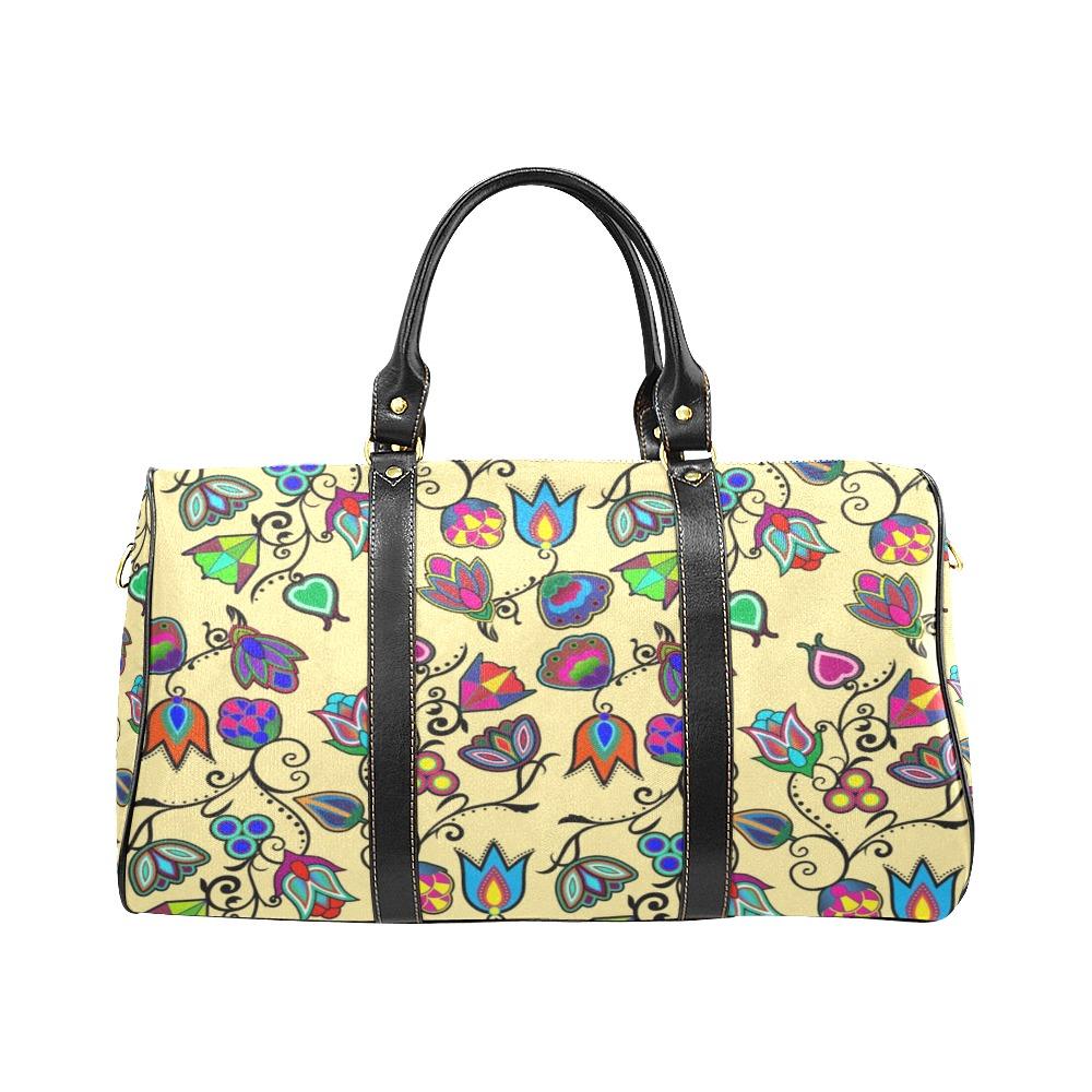 Indigenous Paisley Vanilla New Waterproof Travel Bag/Small (Model 1639) bag e-joyer