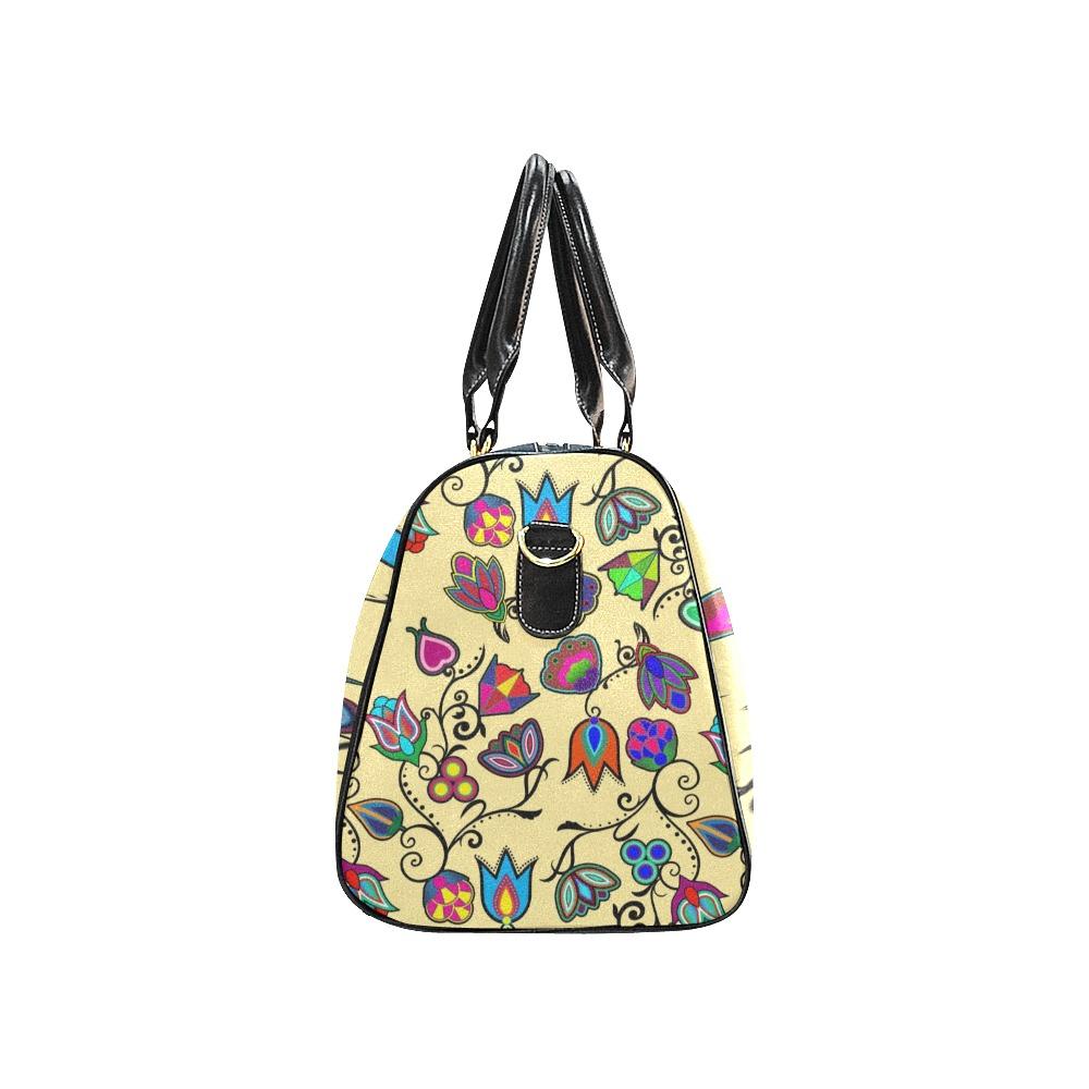 Indigenous Paisley Vanilla New Waterproof Travel Bag/Small (Model 1639) bag e-joyer