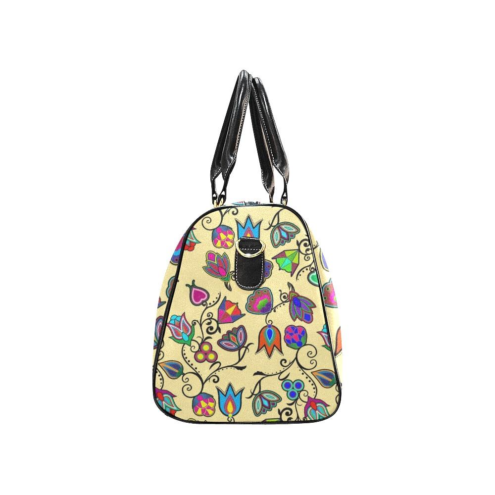 Indigenous Paisley Vanilla New Waterproof Travel Bag/Small (Model 1639) bag e-joyer