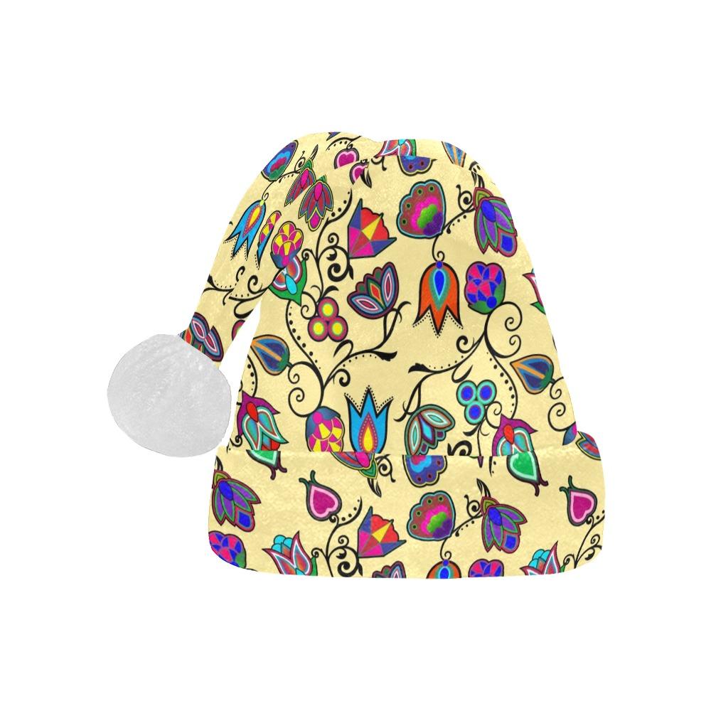 Indigenous Paisley Vanilla Santa Hat Santa Hat e-joyer