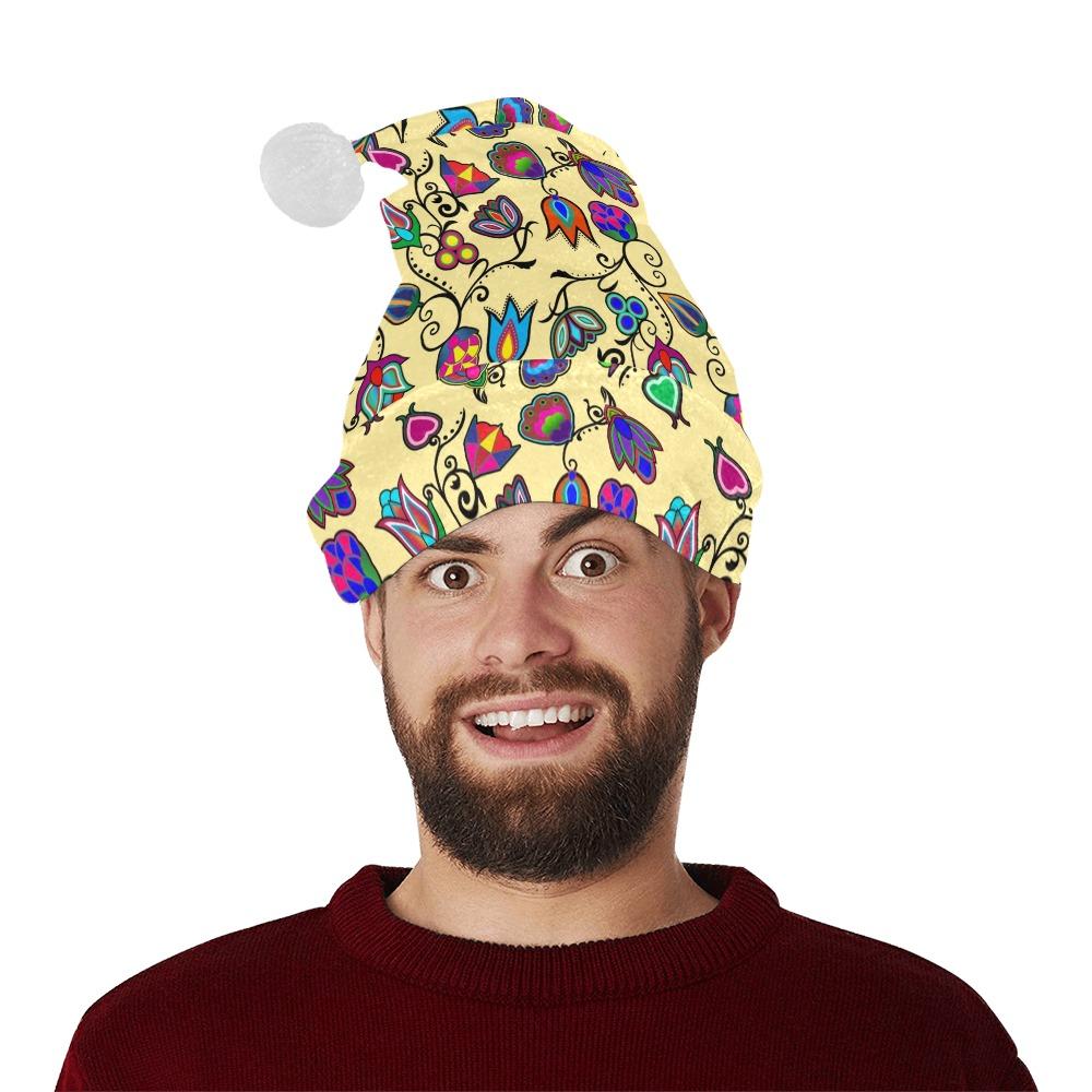 Indigenous Paisley Vanilla Santa Hat Santa Hat e-joyer