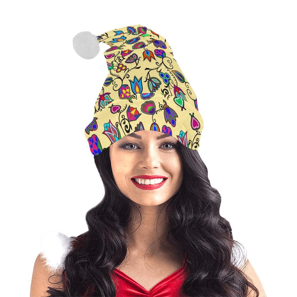 Indigenous Paisley Vanilla Santa Hat Santa Hat e-joyer