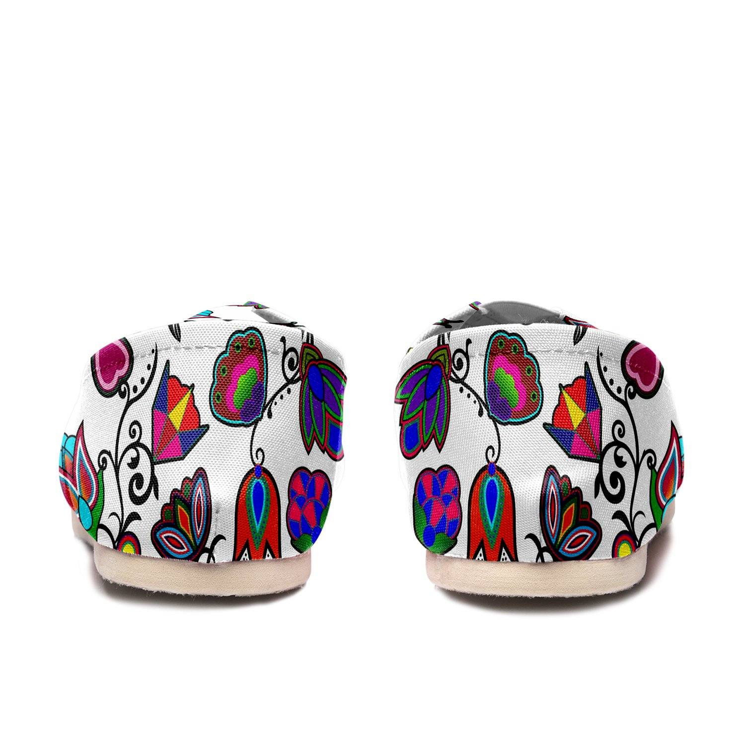 Indigenous Paisley White Casual Unisex Slip On Shoe Herman