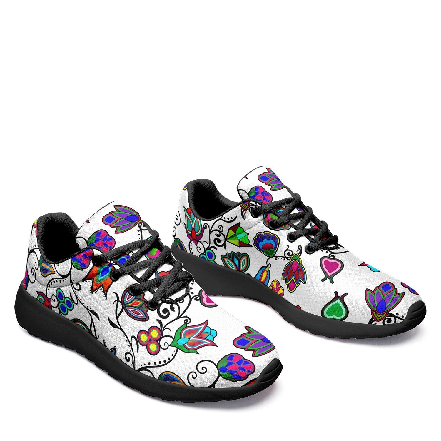 Indigenous Paisley White Ikkaayi Sport Sneakers 49 Dzine