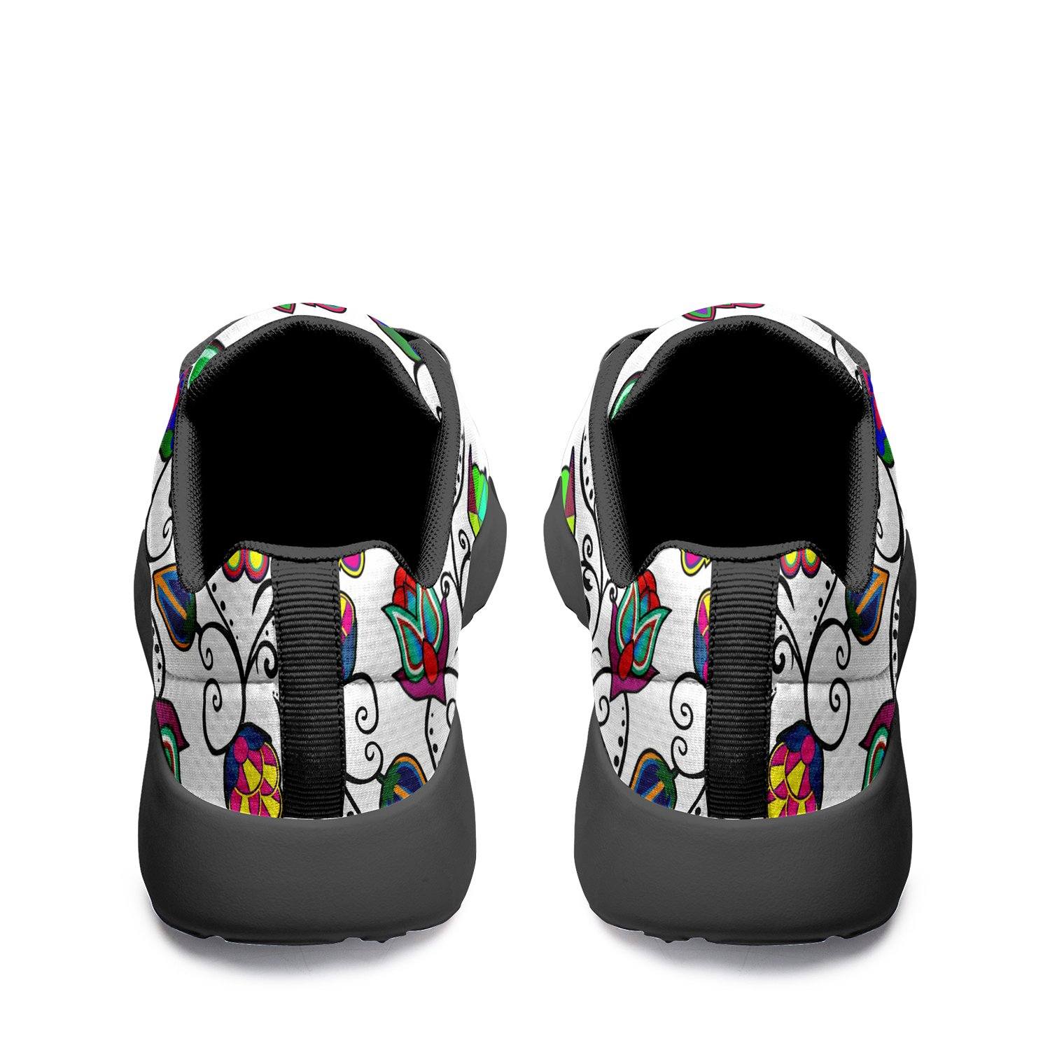 Indigenous Paisley White Ikkaayi Sport Sneakers 49 Dzine