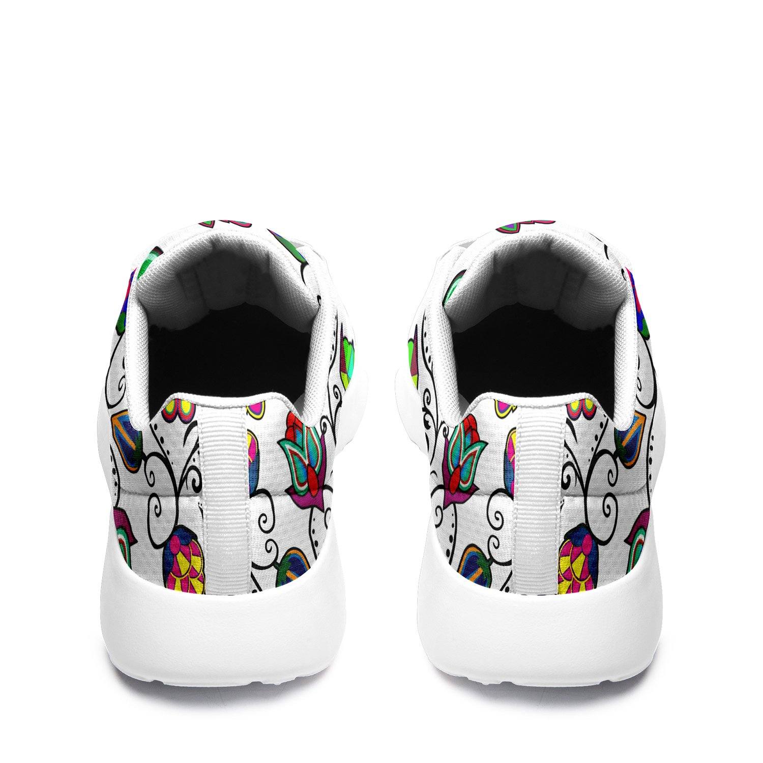 Indigenous Paisley White Ikkaayi Sport Sneakers 49 Dzine