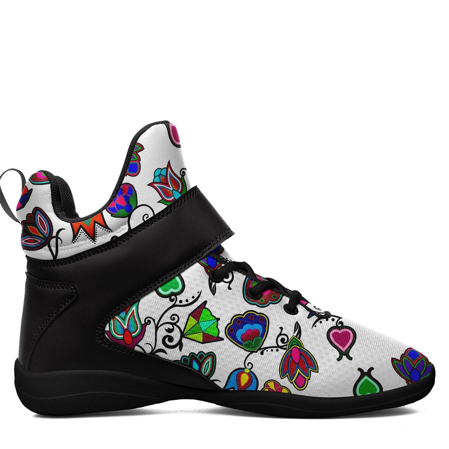 Indigenous Paisley White Ipottaa Basketball / Sport High Top Shoes 49 Dzine