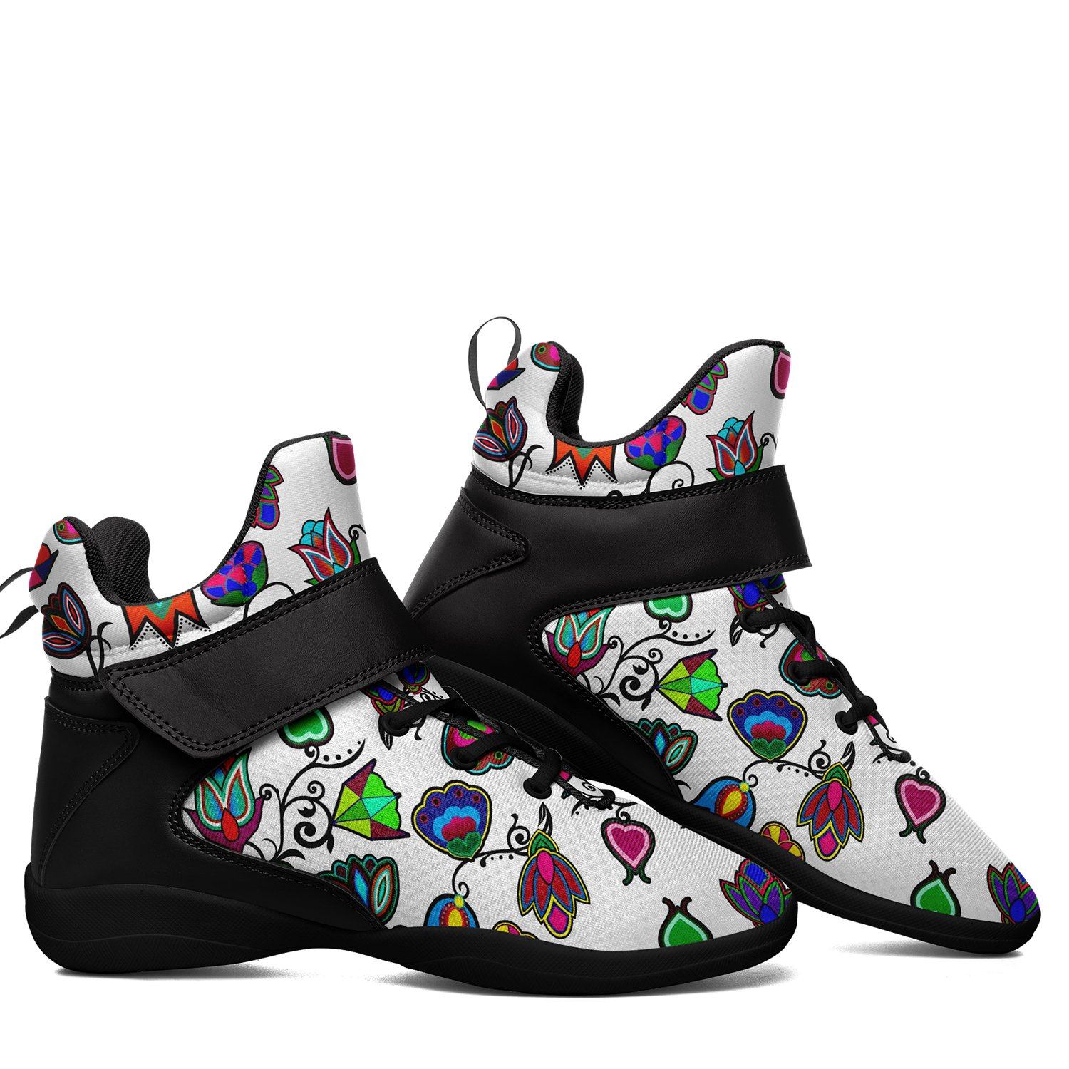 Indigenous Paisley White Ipottaa Basketball / Sport High Top Shoes 49 Dzine