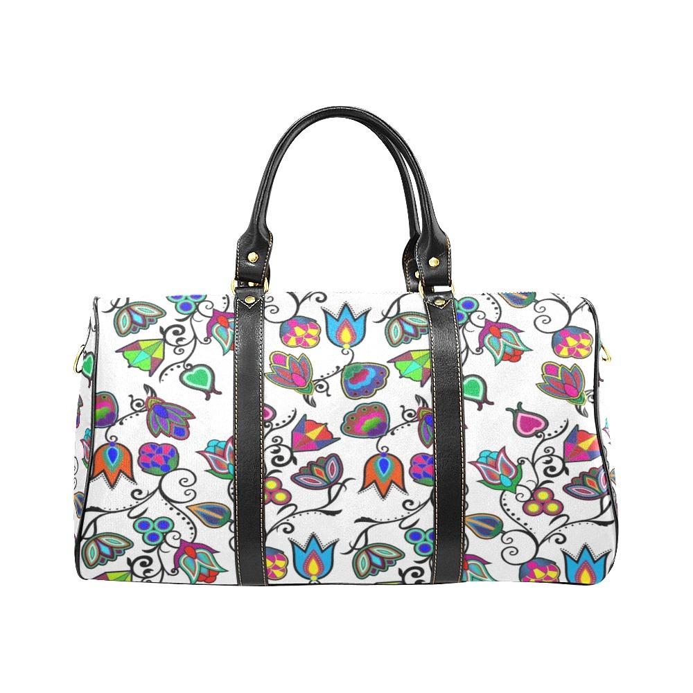 Indigenous Paisley White New Waterproof Travel Bag/Small (Model 1639) bag e-joyer