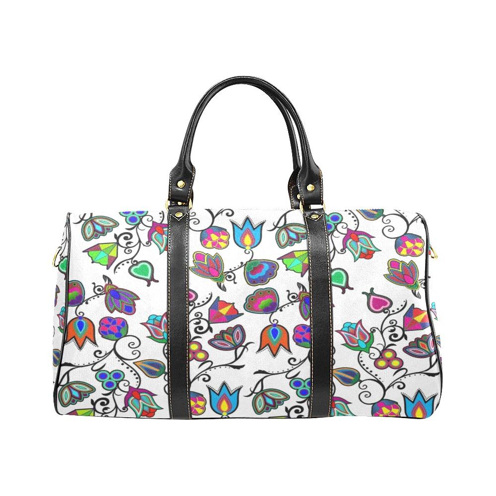 Indigenous Paisley White New Waterproof Travel Bag/Small (Model 1639) bag e-joyer