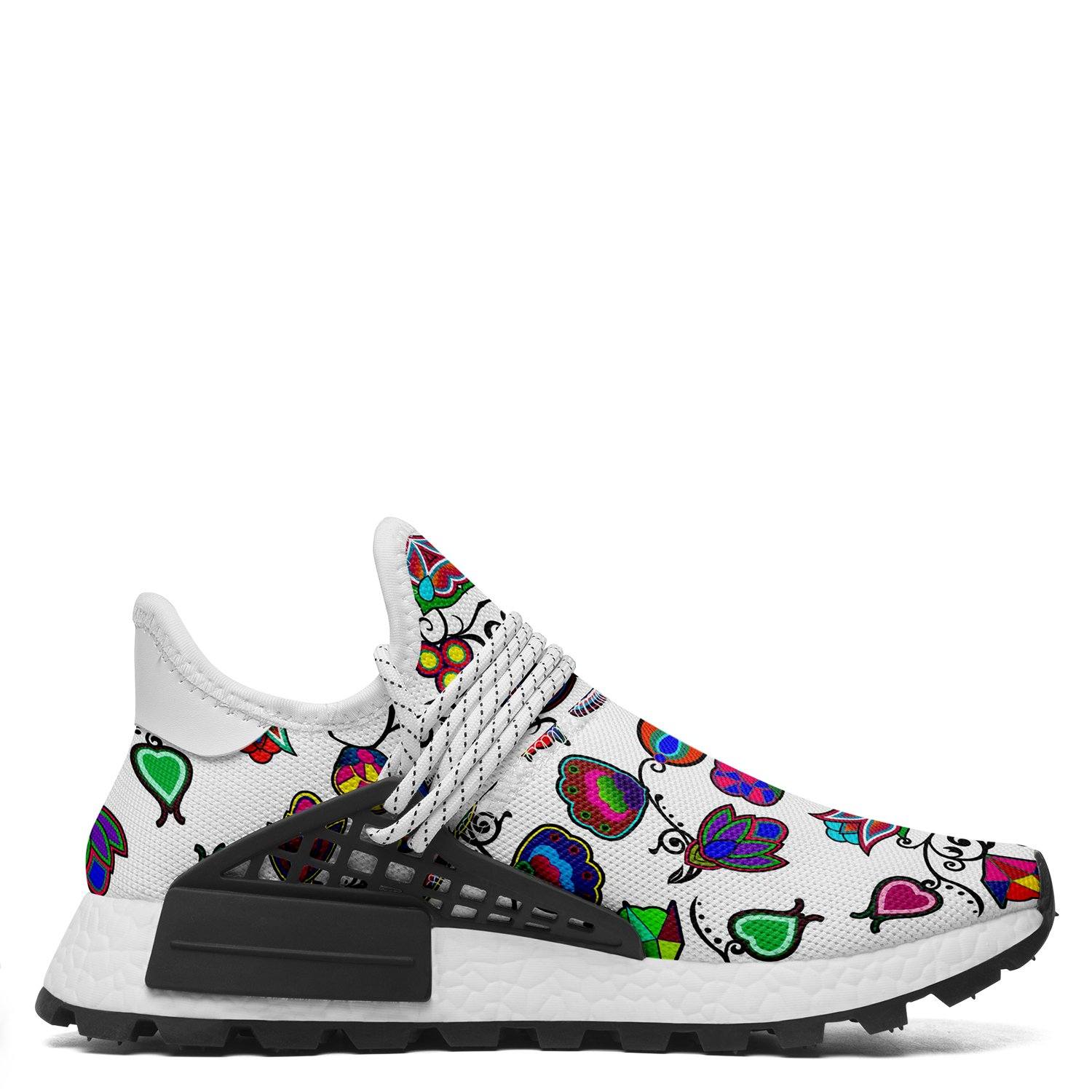 Indigenous Paisley White Okaki Sneakers Shoes 49 Dzine