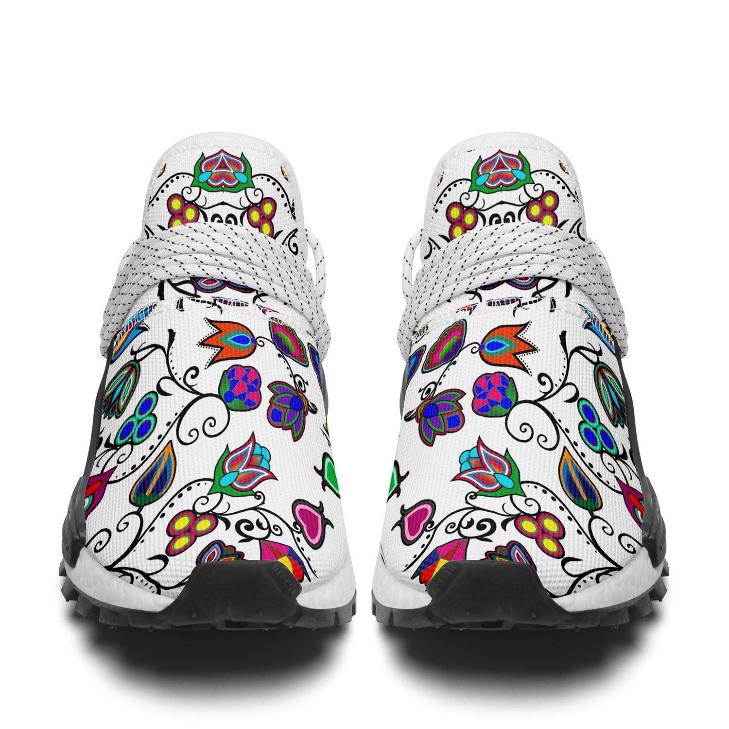 Indigenous Paisley White Okaki Sneakers Shoes 49 Dzine