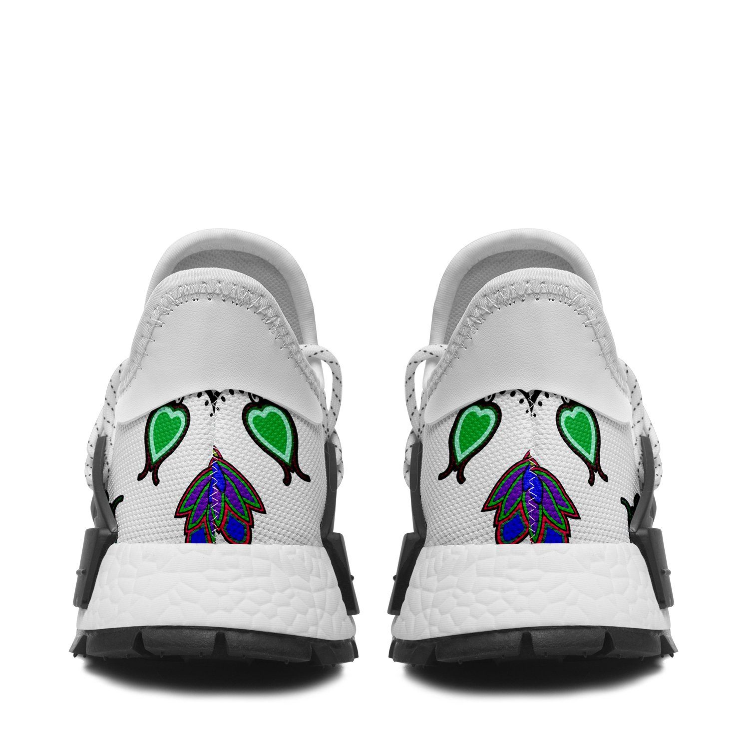 Indigenous Paisley White Okaki Sneakers Shoes 49 Dzine