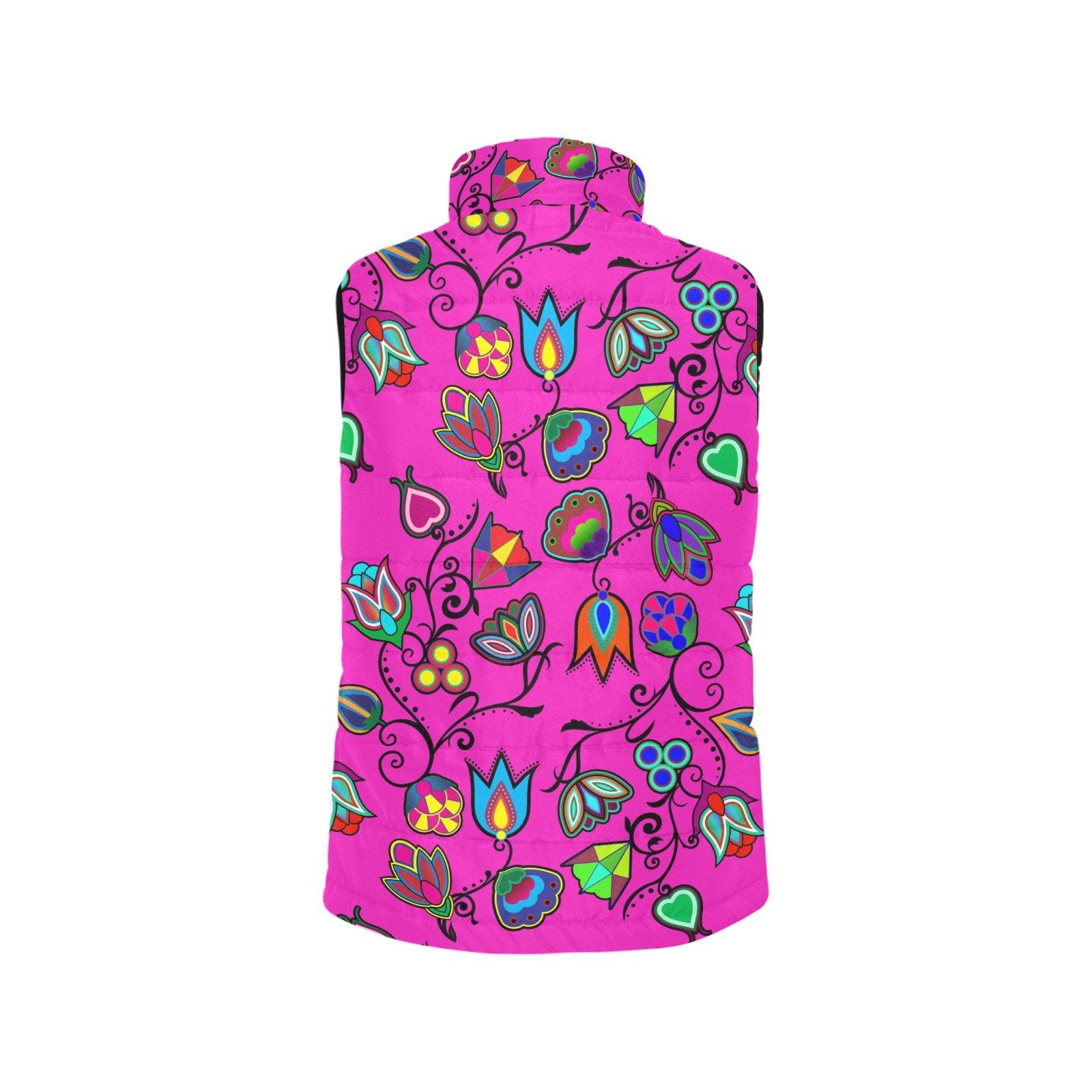 Indigenous Paisley Women's Padded Vest Jacket (Model H44) Women's Padded Vest Jacket (H44) e-joyer