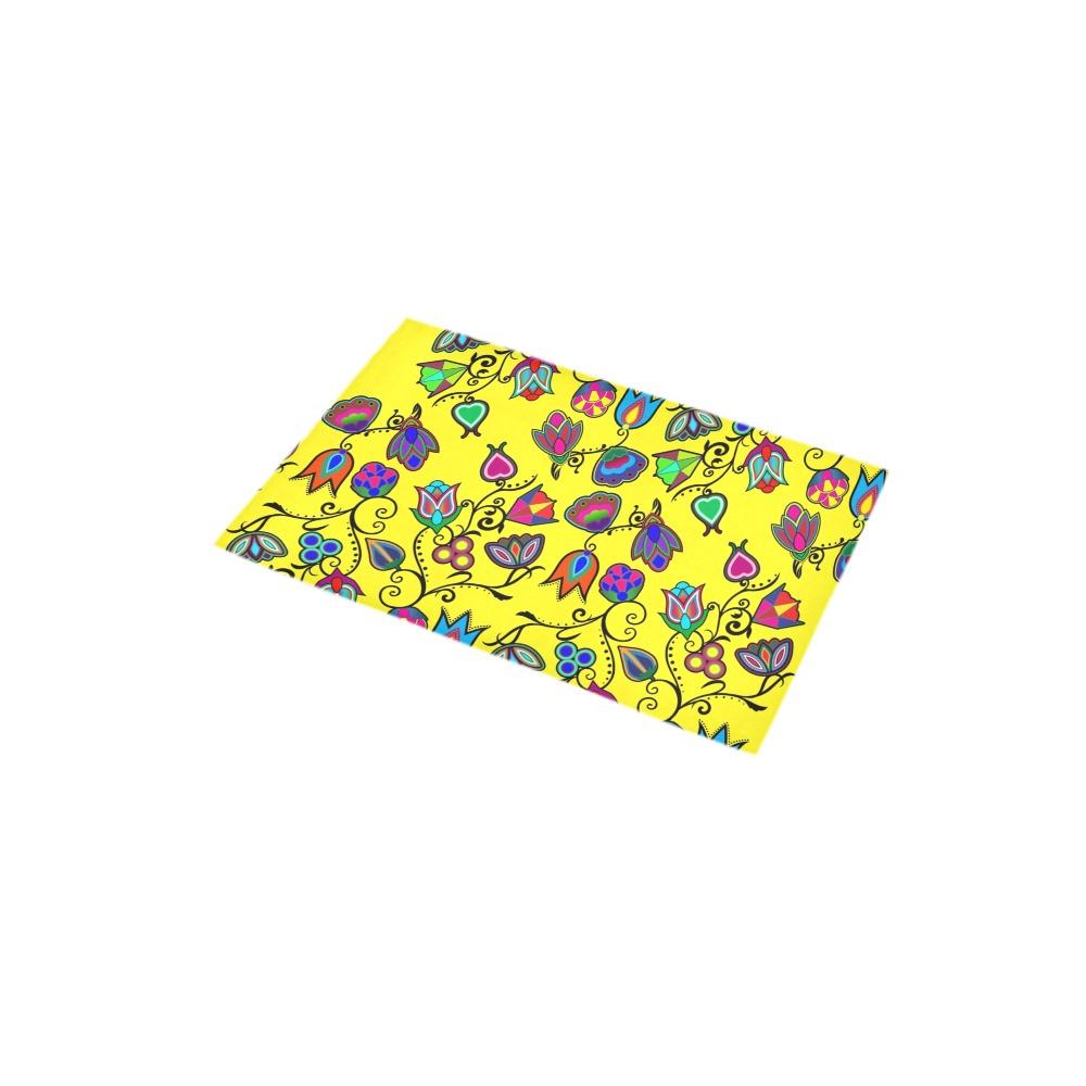 Indigenous Paisley Yellow Bath Rug 16''x 28'' Bath Rug 16''x 28'' e-joyer