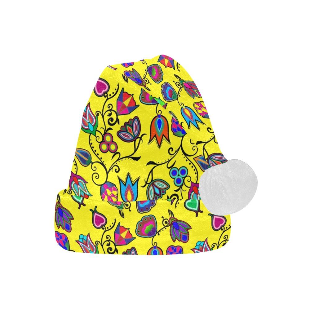 Indigenous Paisley Yellow Santa Hat Santa Hat e-joyer