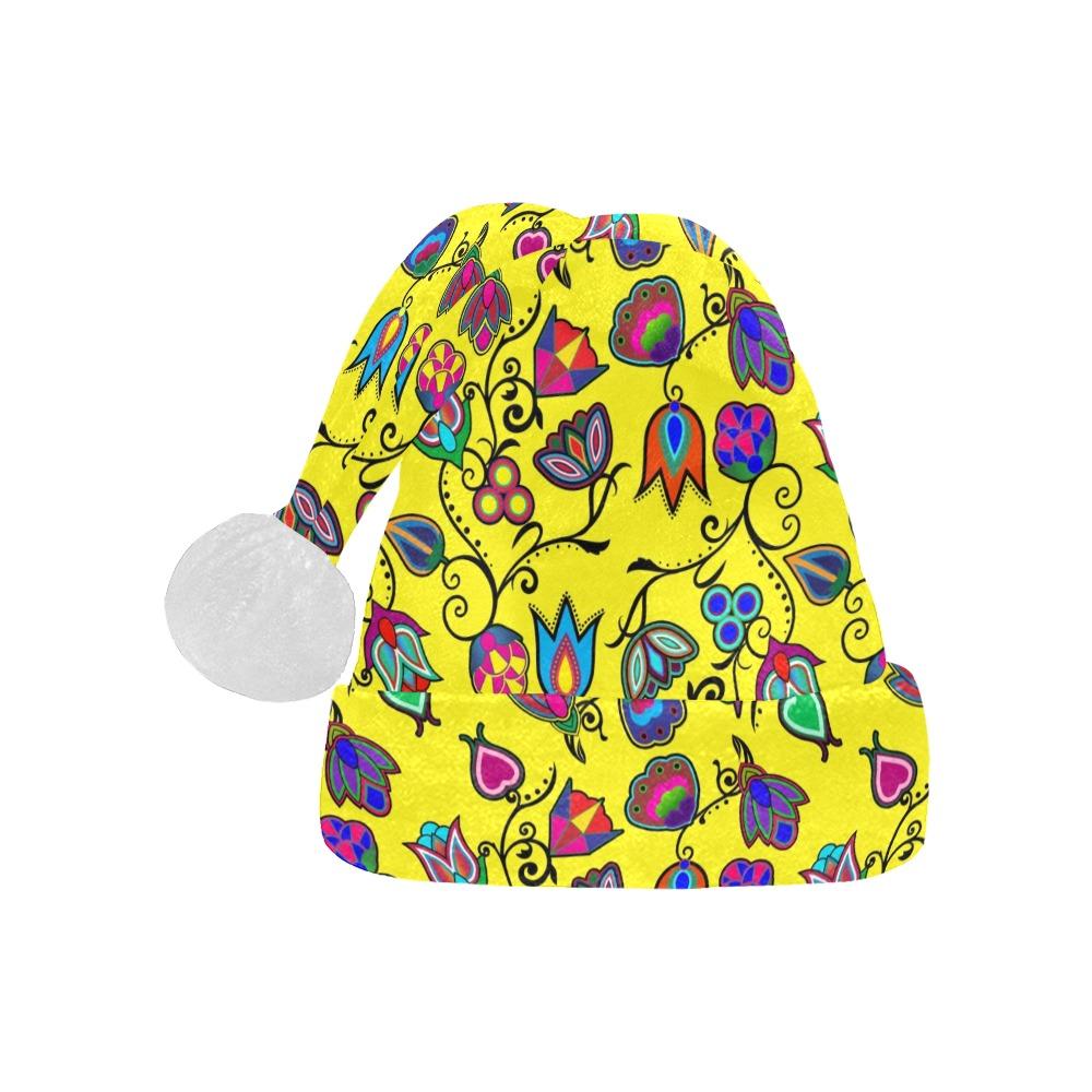 Indigenous Paisley Yellow Santa Hat Santa Hat e-joyer