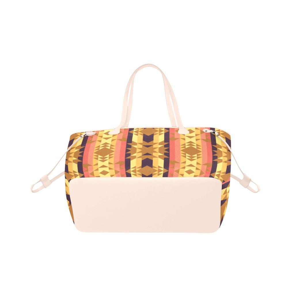 Infinite Sunset Clover Canvas Tote Bag (Model 1661) Clover Canvas Tote Bag (1661) e-joyer