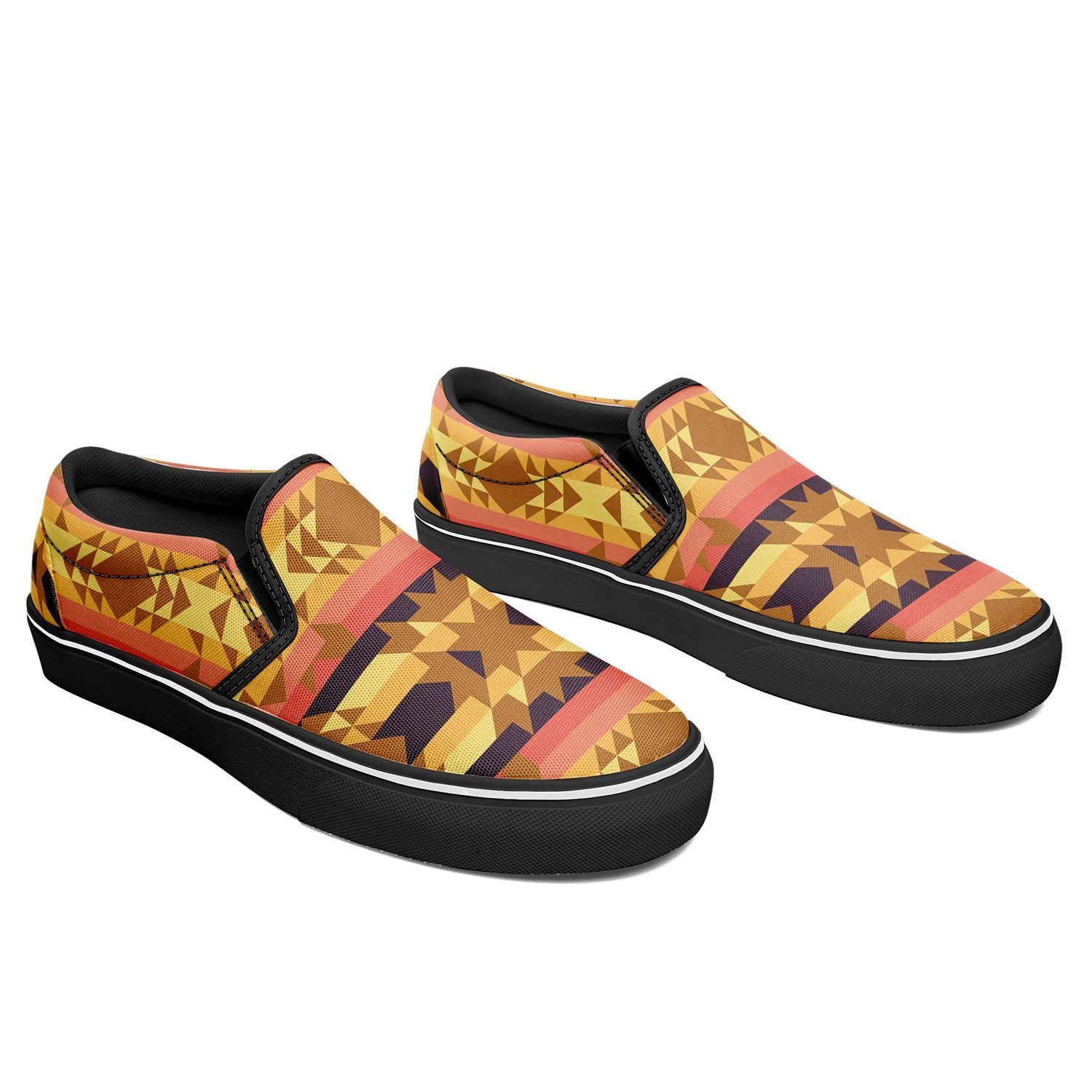 Infinite Sunset Otoyimm Kid's Canvas Slip On Shoes otoyimm Herman