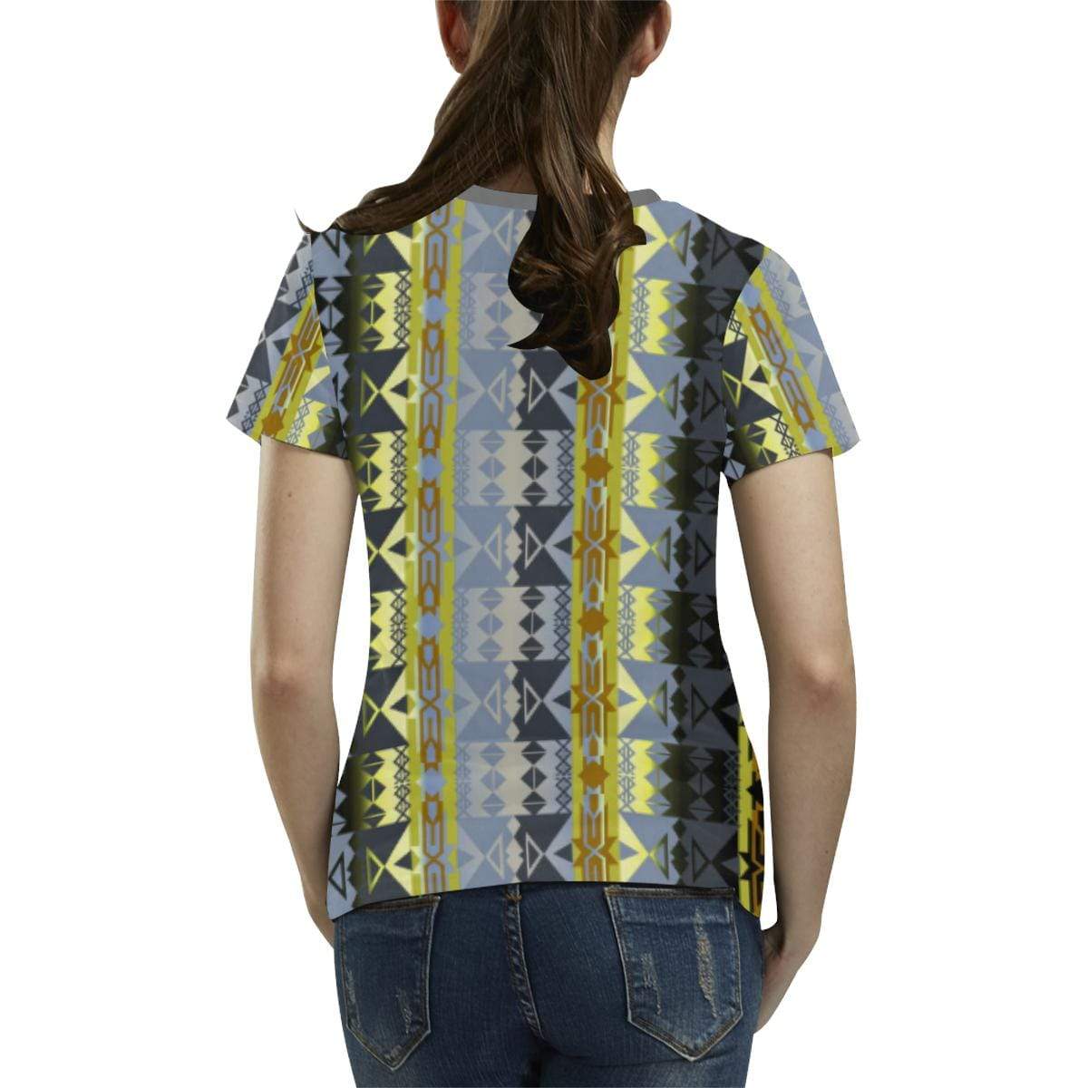 Inside the Deer Clan Lodge All Over Print T-shirt for Women/Large Size (USA Size) (Model T40) All Over Print T-Shirt for Women/Large (T40) e-joyer