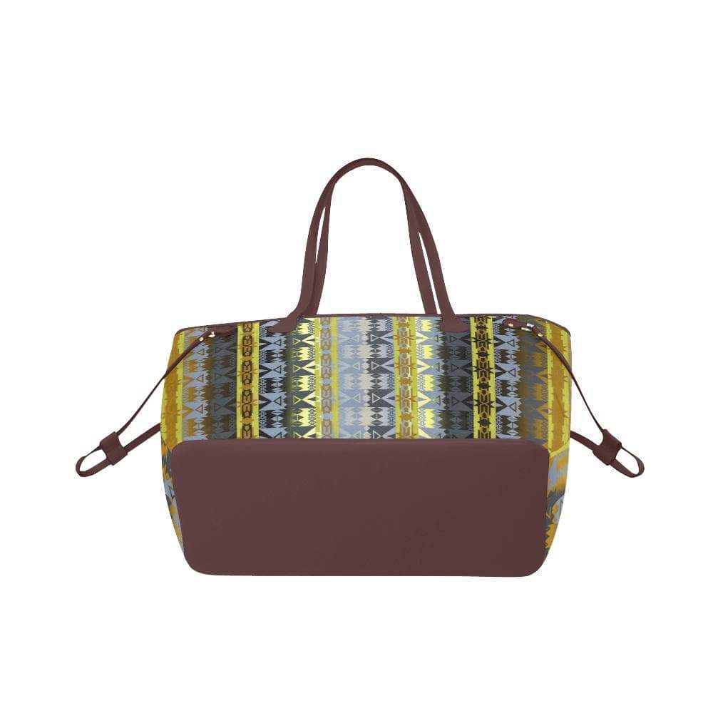 Inside the Deer Clan Lodge Clover Canvas Tote Bag (Model 1661) Clover Canvas Tote Bag (1661) e-joyer