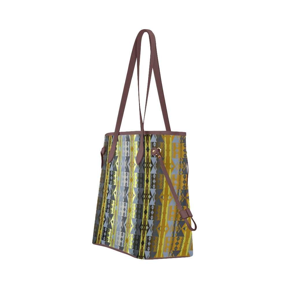 Inside the Deer Clan Lodge Clover Canvas Tote Bag (Model 1661) Clover Canvas Tote Bag (1661) e-joyer