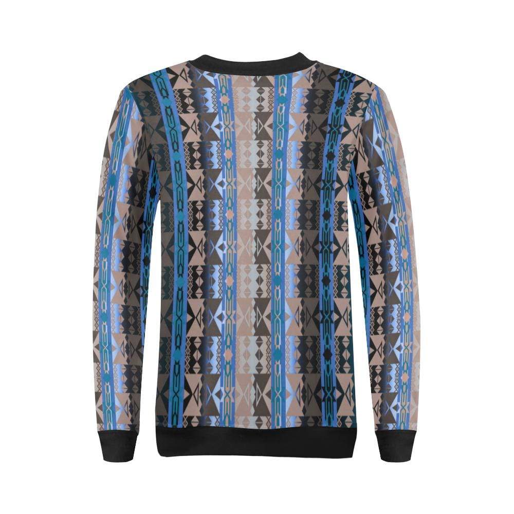 Inside the Paint Clan Lodge All Over Print Crewneck Sweatshirt for Women (Model H18) Crewneck Sweatshirt for Women (H18) e-joyer