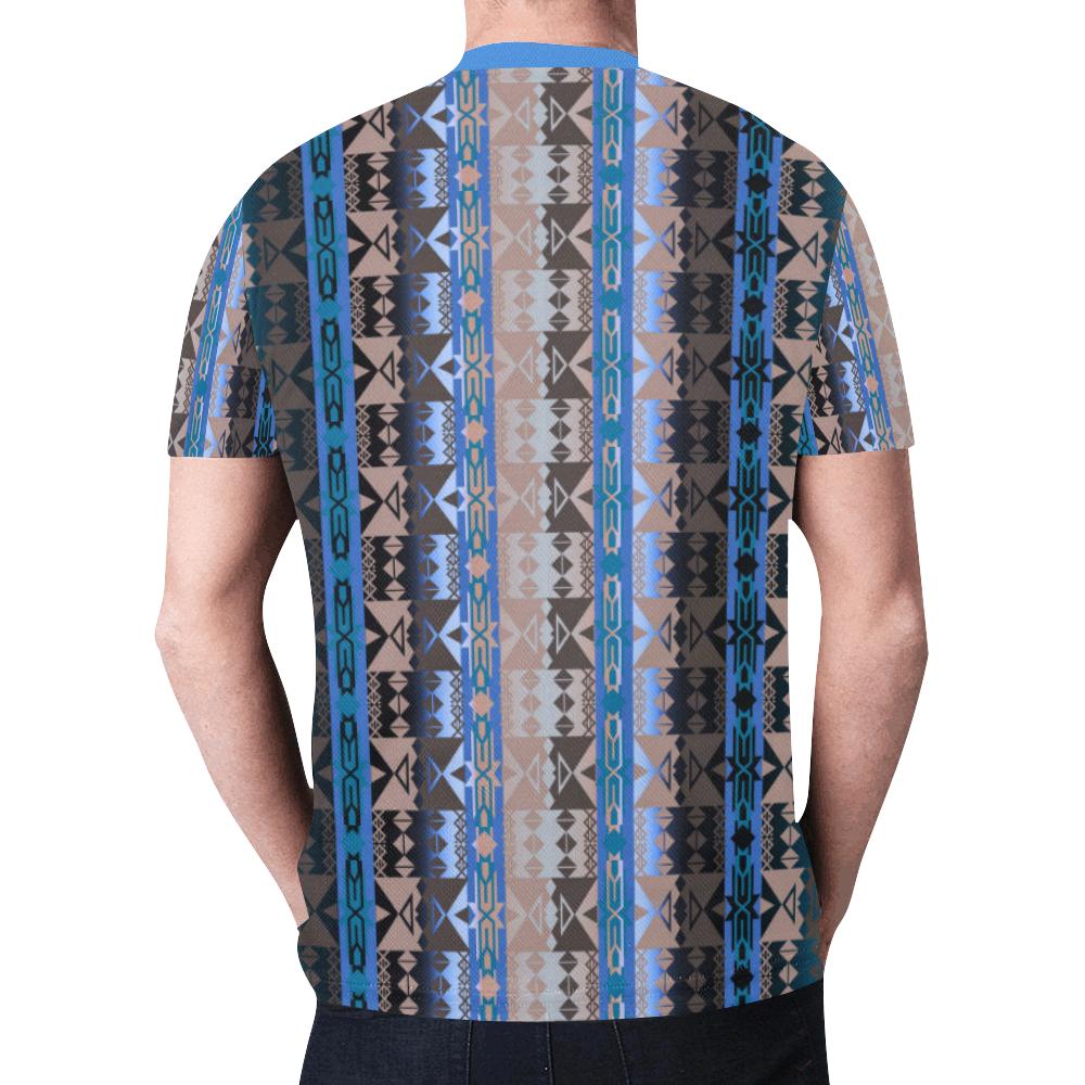 Inside the Paint Clan Lodge New All Over Print T-shirt for Men/Large Size (Model T45) New All Over Print T-shirt for Men/Large (T45) e-joyer