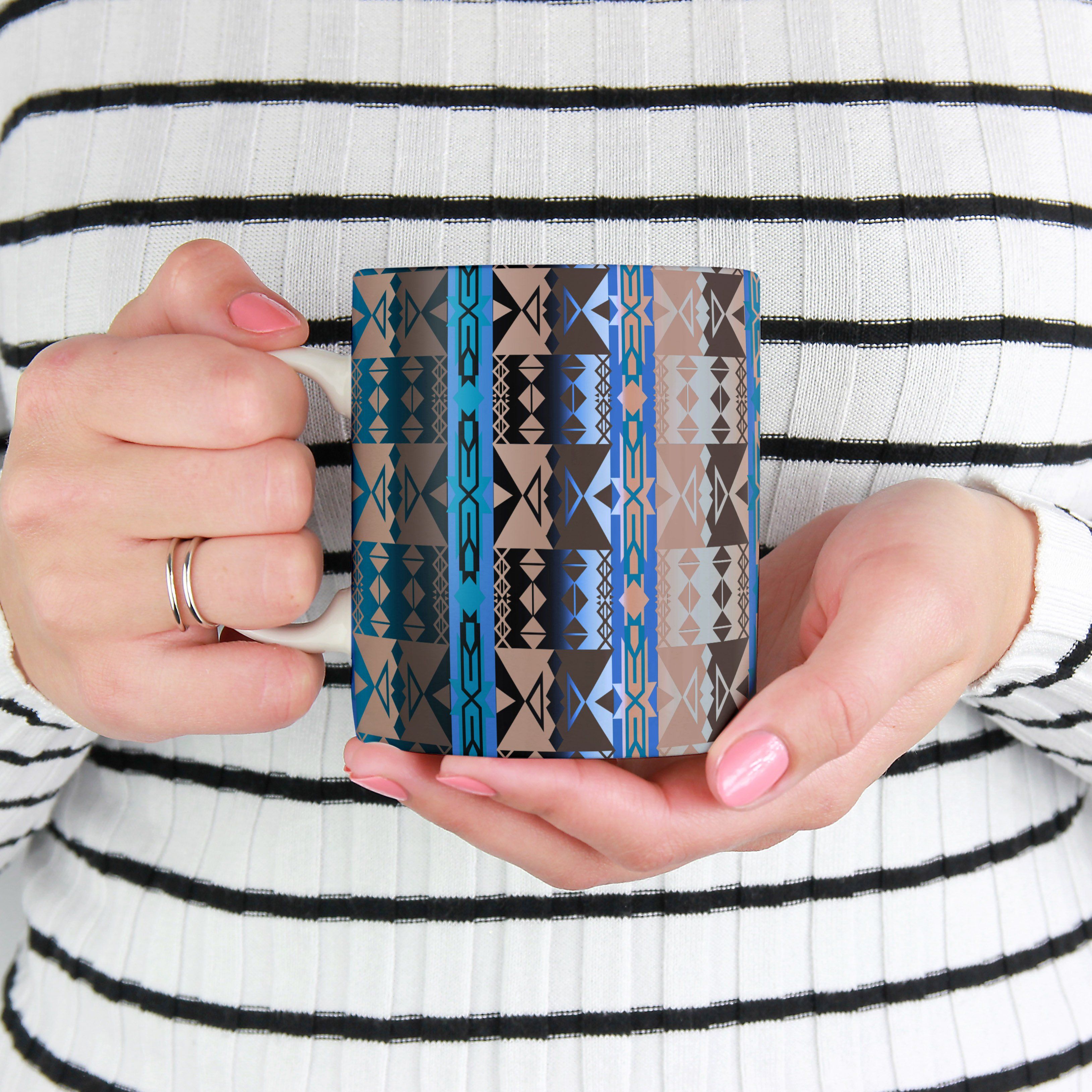 Inside the Paint Clan Lodge White Mug(11OZ) White Mug e-joyer