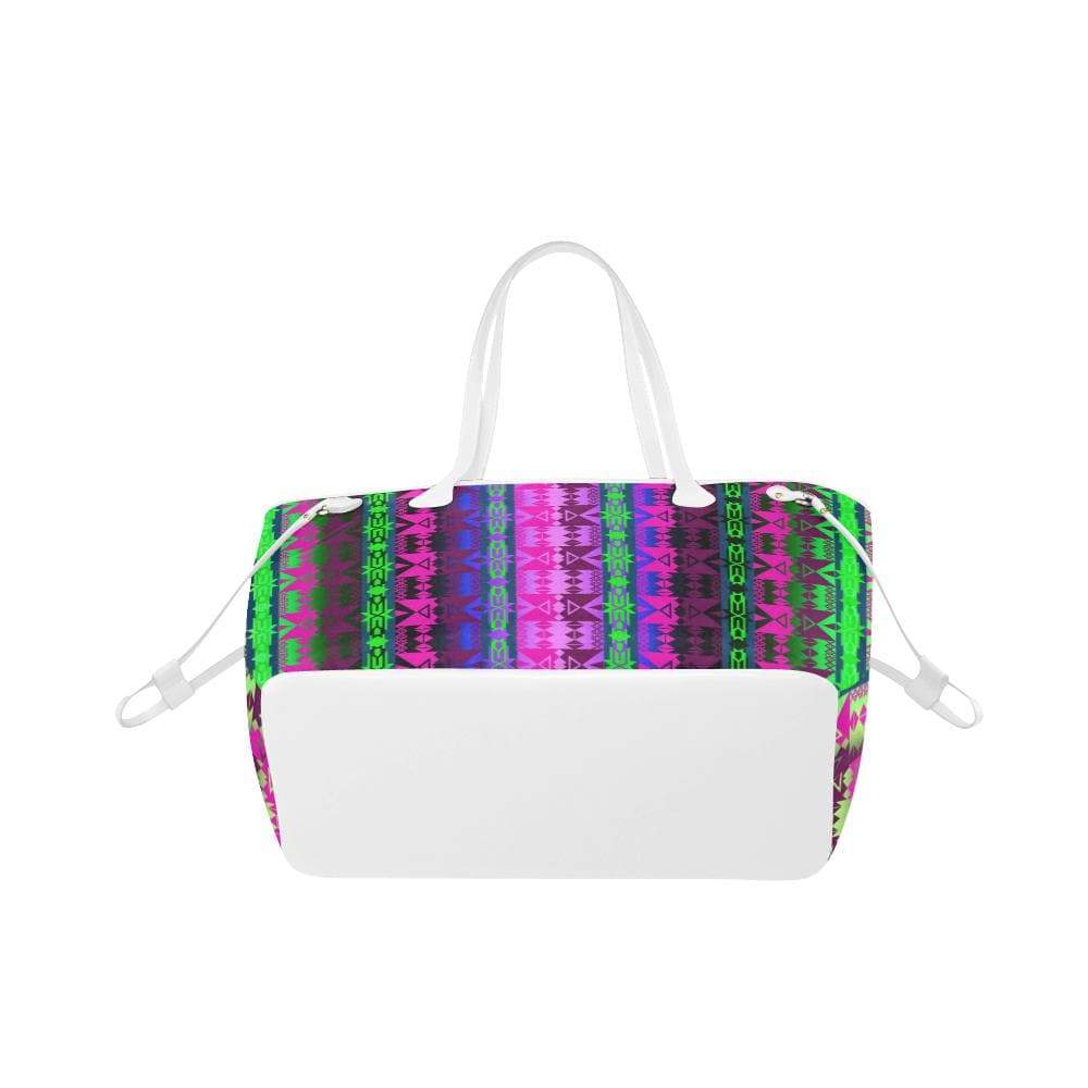 Inside the Quillwork Lodge Clover Canvas Tote Bag (Model 1661) Clover Canvas Tote Bag (1661) e-joyer