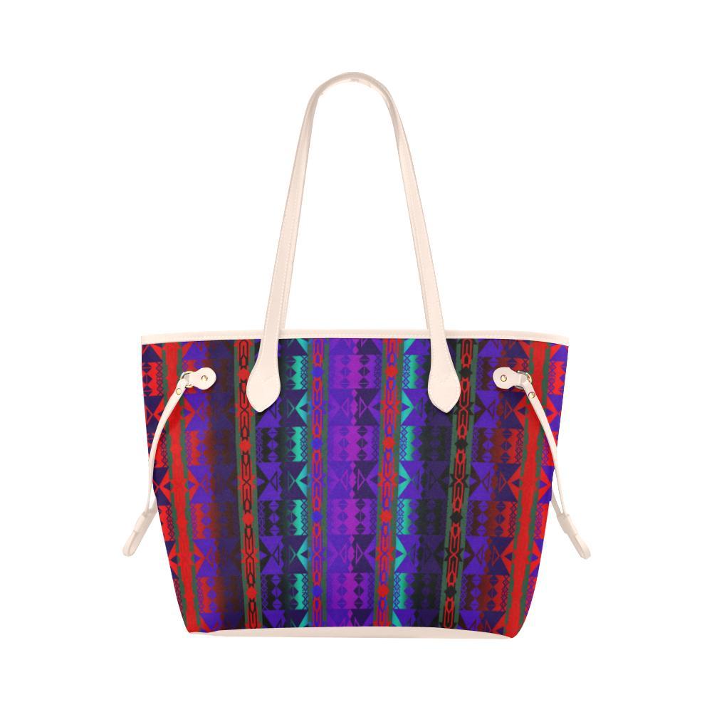 Inside the Warrior's Society Lodge Clover Canvas Tote Bag (Model 1661) Clover Canvas Tote Bag (1661) e-joyer