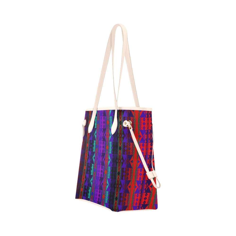 Inside the Warrior's Society Lodge Clover Canvas Tote Bag (Model 1661) Clover Canvas Tote Bag (1661) e-joyer