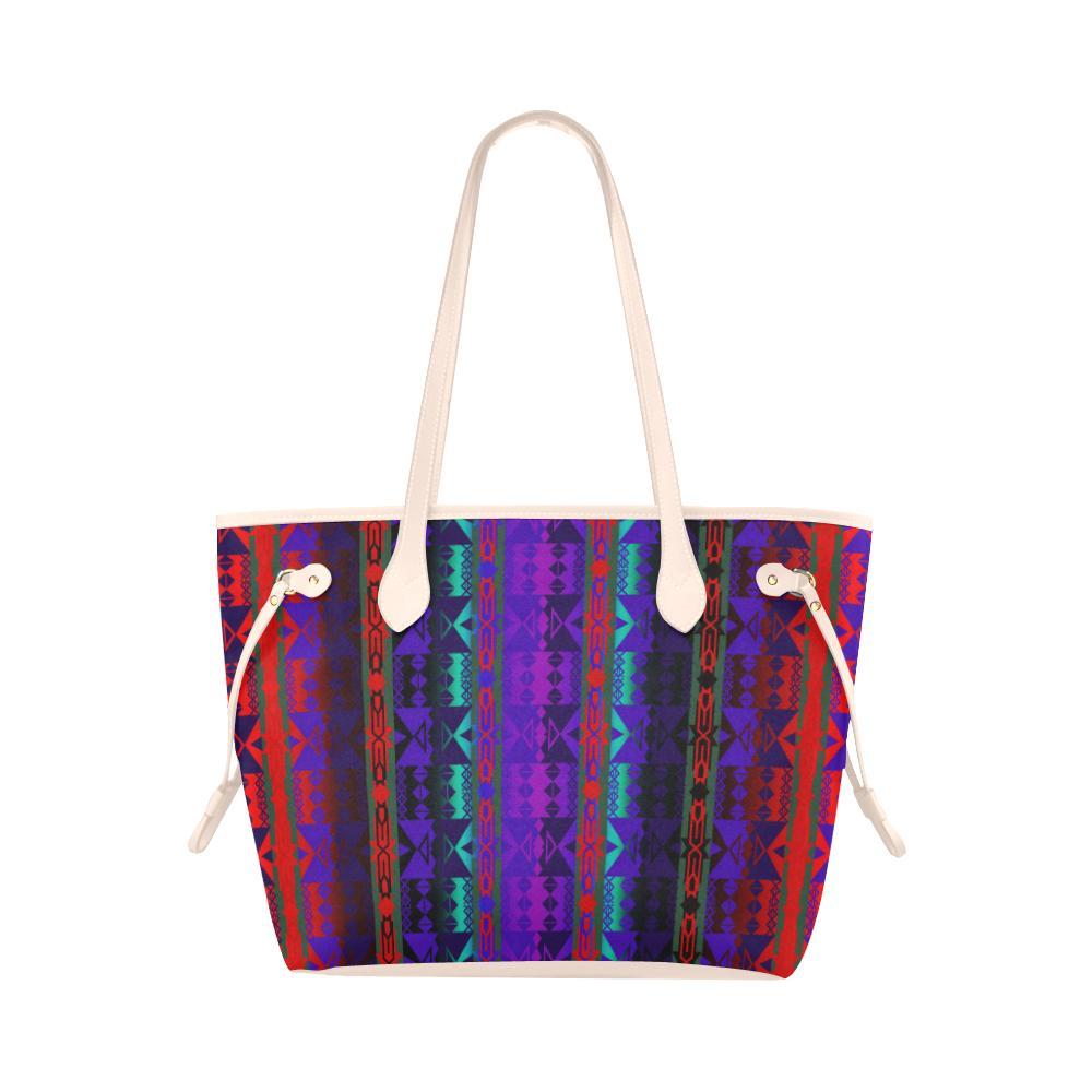 Inside the Warrior's Society Lodge Clover Canvas Tote Bag (Model 1661) Clover Canvas Tote Bag (1661) e-joyer