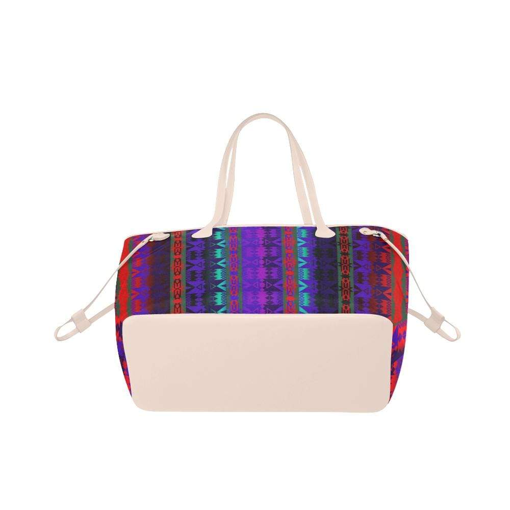 Inside the Warrior's Society Lodge Clover Canvas Tote Bag (Model 1661) Clover Canvas Tote Bag (1661) e-joyer