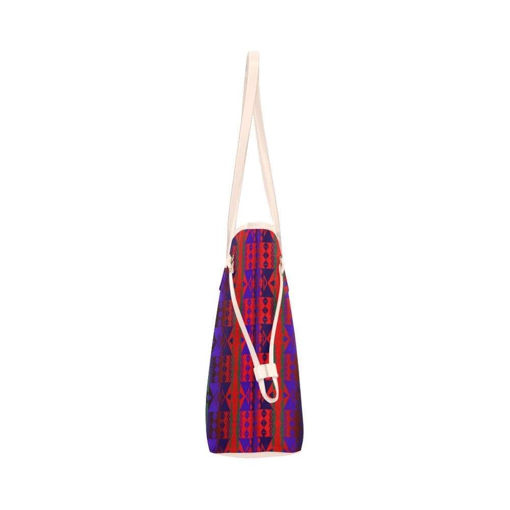 Inside the Warrior's Society Lodge Clover Canvas Tote Bag (Model 1661) Clover Canvas Tote Bag (1661) e-joyer