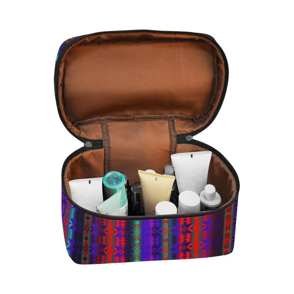 Inside the Warrior's Society Lodge Cosmetic Bag/Large (Model 1658) Cosmetic Bag e-joyer