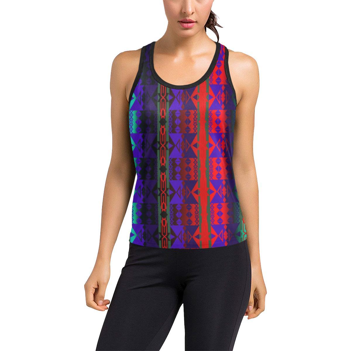 Inside the Warrior's Society Lodge Women's Racerback Tank Top (Model T60) Racerback Tank Top (T60) e-joyer
