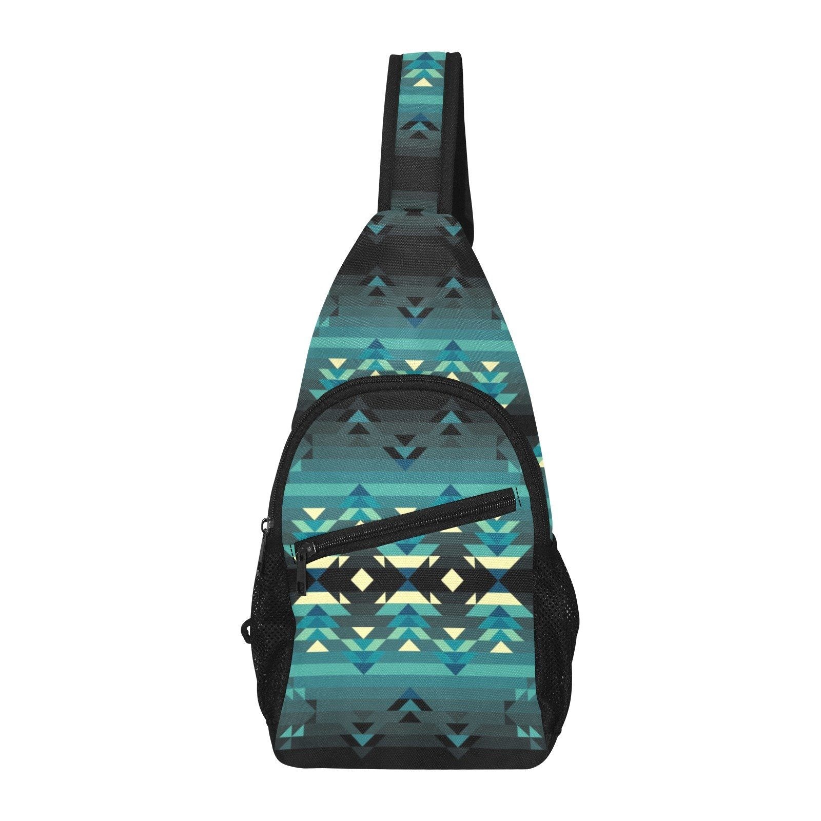Inspire Green All Over Print Chest Bag (Model 1719) All Over Print Chest Bag (1719) e-joyer