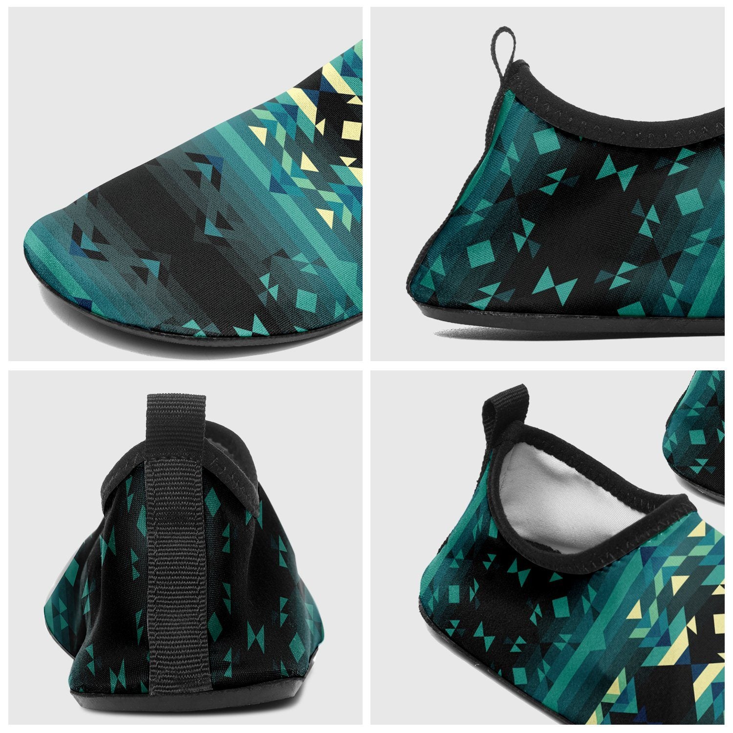 Inspire Green Kid's Sockamoccs Slip On Shoes Herman