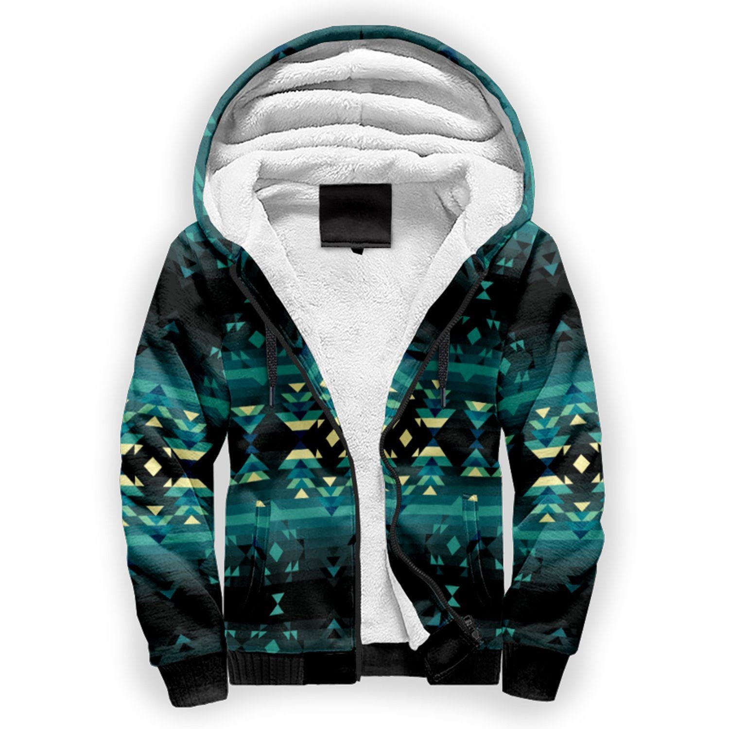 Inspire Green Sherpa Hoodie hoodie Herman