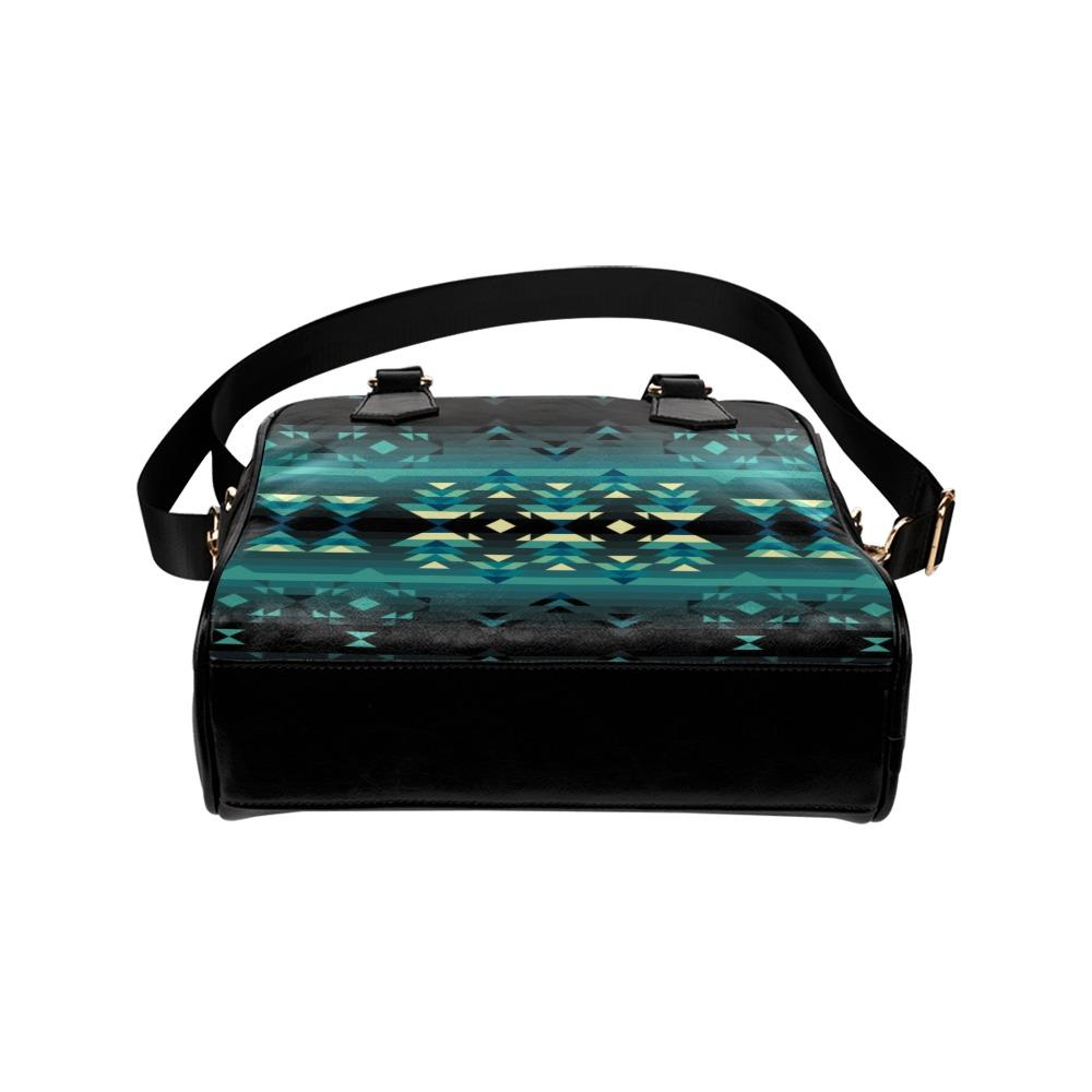 Inspire Green Shoulder Handbag (Model 1634) bag e-joyer