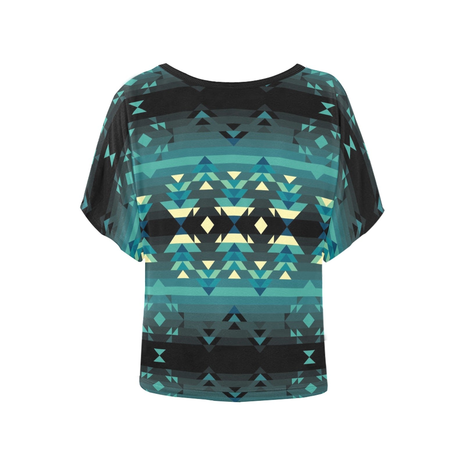 Inspire Green Women's Batwing-Sleeved Blouse T shirt (Model T44) Women's Batwing-Sleeved Blouse T shirt (T44) e-joyer